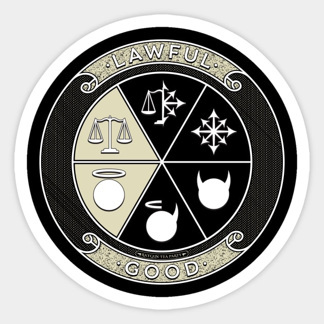 Lawful Good Sticker by RaygunTeaParty